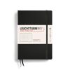 LEUCHTTURM1917 - Notebook Hardcover Medium A5-251 Numbered Pages for Writing and Journaling (Black, Dotted) Black 9 517Oz MQuZL