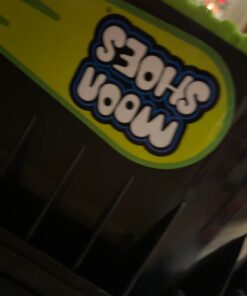 Moon Shoes Bouncy Shoes, Mini Trampolines for Your Feet, One Size, Black, New and Improved, Bounce Your Way to Fun, Very Durable, No Tool Assembly, Athletic Development, up to 130 lbs 21 517Rrz5HkbL