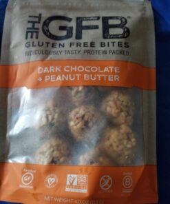 The Gluten Free Bar, Protein Bites, Dark Chocolate Peanut Butter, 4 Ounce, Vegan, Dairy Free, Non GMO, Soy Free 4 Ounce (Pack of 1) 21 517VX6io0xL