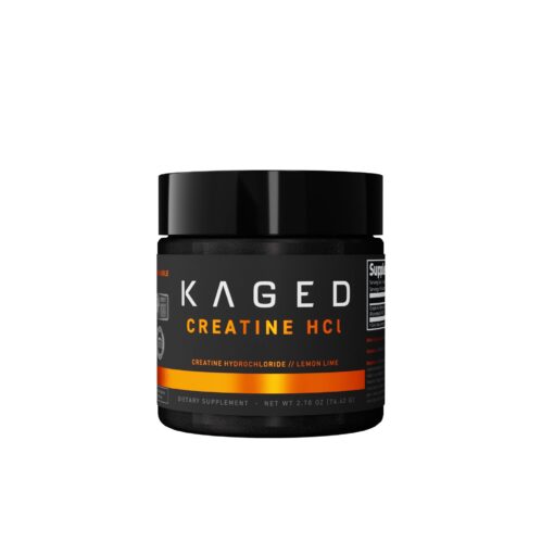 Kaged Creatine HCl Powder | Lemon Lime | Supports Muscle Growth and Recovery | Patented Creatine Hydrochloride Formula | Easy Digestion and Enhanced Muscle Absorption | 75 Servings Lemon Lime Powder (HCl-OLD)