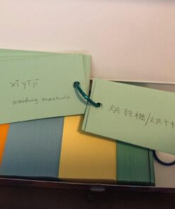 1,100 blank flashcards (2" x 3-1/2") in 5 colors, with storage box. Ideal for students, teachers, note-taking, and language learning. Made in USA. 33 517bDCMQzML