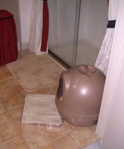 Petmate Booda Dome Cat Litter Box for Indoor Cats , Titanium, Made in USA One Size 36 517ccWCMMPL