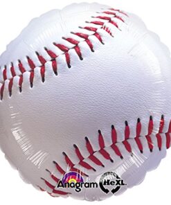 Alternative view of Anagram Baseball 18" Mylar Balloon (3) 1