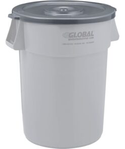 Global Industrial Trash Container Lid for 44 Gallon Can, 24-1/2" Dia, 13 517ndiHEvgL