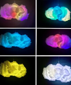 3D Big Cloud lightning Light Kit Music Sync Warm White Multicolor lightning Changing Strip Lights 360 Degree Wireless Remote APP NO DIY Coolest Decorations for Adults and Kids Indoor Home Bedroom 1 18 517nuJvlXL