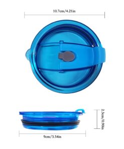 Alternative view of maxin 30 oz Tumbler Lids Set of 3 Fit for YETI Rambler, Ozark Trail, Rtic and More, Spill Proof and Splash Resistant Lids Covers 30oz : pink， Blue， Green