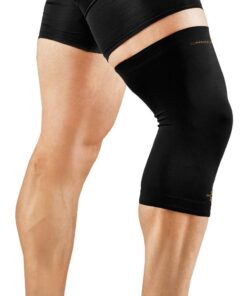 Tommie Copper Men's Recovery Refresh Knee Sleeve, Black, X-Large
