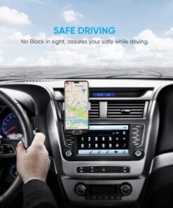 UGREEN Car Vent Phone Mount Air Vent Clip Cell Phone Holder Gravity Auto Lock Compatible with iPhone 15 14 Pro Max 14 Plus, iPhone 13 12 11 Pro Max XR XS 8 7 Plus, Samsung Galaxy S22 Smartphone Black 23 517xpAtSnPL