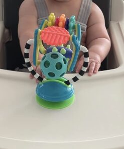 Sassy Teethe & Twirl Sensation Station 2-in-1 Suction Cup High Chair Toy | Developmental Tray Toy for Early Learning | for Ages 6 Months and Up 25 517yiGZfE2L