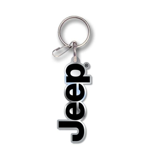 Plasticolor Jeep Enamel Key Chain One Size Silver