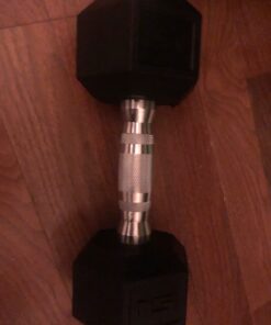 CAP Barbell Coated Dumbbell Weight | Multiple Handle Options Hex 15 LB 25 5180kG93zRL