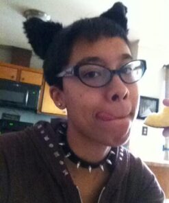 Hot Sweet Lovely Anime Halloween Cosplay Fancy Neko Cat Ears Hair Clip Black 30 5180sdD5r7L