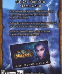 Alternative view of World of Warcraft 60 Day Pre-Paid Time Card - PC/Mac 60 Day Time Card