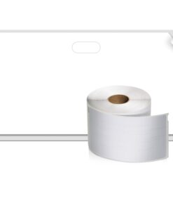 DYMO LW Self-Adhesive Name Badge Labels for LabelWriter Label Printers, White, 2-1/4'' x 4'', 1 roll of 250 (1760756) 250 labels 2-1/4 x 4" 10 5185tTi7lS 1