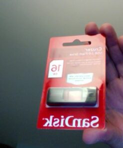 SanDisk 16GB Cruzer USB 2.0 Flash Drive - SDCZ36-016G-B35 1 Count (Pack of 1) Standard Packaging 16 5186zq6mBbL
