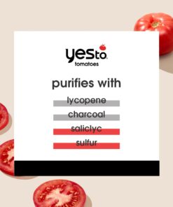 Yes To Tomatoes Bar Soap Activated Charcoal with Tomato Extracts and Sunflower Seed Oil Face, Body Soap for Men, Women and Teens No Paraben, 7 Ounce Bar 7 Ounce (Pack of 1) 19 5188N6CVlAL