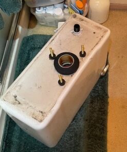 Alternative view of LASCO 04-3809 Toilet Tank To Bowl Bolt Kit Brass Bolts with Washers, Hex/Wing Nuts, Gasket, for Norris or Mansfield Toilets