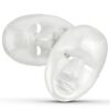 FX Lot of 24 Masks White Plastic Full Face Decorating Craft Halloween School 3 51898VokH6S