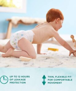 Amazon Brand - Mama Bear Gentle Touch Diapers, Hypoallergenic, Size 5, White, 132 Count (4 packs of 33) Size 5 (132 Count) 27 518B4ACVIyL