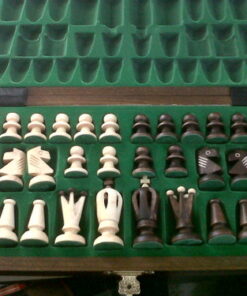 Wegiel Handmade Royal 36 European Chess Set - Wooden 14.2 Inch Board Hornbeam & Sycamore Pieces 32 518EilbdthL