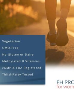 Fairhaven Health FH Pro for Women | Premium Fertility Supplement for Women | Cycle Regularity and Egg Quality for Her | Female Multivitamin for Conception Support | 180 Capsules | 1 Month Supply 17 518GPmN PdL