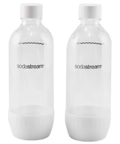 Alternative view of SodaStream Carbonating Bottle, 1 liter, White (Pack of 2) Classic Carbonating Bottles White 1L Pack Of 2