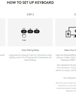 Logitech K380 Pebble Multi-Device Bluetooth Keyboard – Windows, Mac, Chrome OS, Android, iPad, iPhone, Apple TV Compatible – with Flow Cross-Computer Control and Easy-Switch up to 3 Devices –Dark Grey Dark Grey 40 518MLs7LAhL