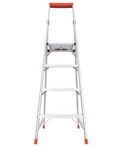 Little Giant Ladder Systems Flip N Lite 6 Foot 300 Pound Capacity Aluminum Lightweight Slim Stepladder Ladder 42 518NXo9GynL