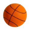 Fiopet Silent Basketball,Foam Silent Basketball Indoor Training Ball,Easy Grip Quiet Ball Practice Ball Feel,Uncoated High-Density Foam Ball Low Noise Basketball Training NO.7 Orange 14 518QJVtSTSL