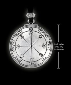 Pewter Pentacle of the Moon Talisman Pendant from The Key of Solomon 9 518VHS0xHgL