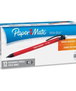 Paper Mate Write Bros Mechanical Pencils, 0.7mm, HB #2, Colorful Barrels, Box of 12 .7MM 1 Count (Pack of 1) 12 518XfFVq9GL