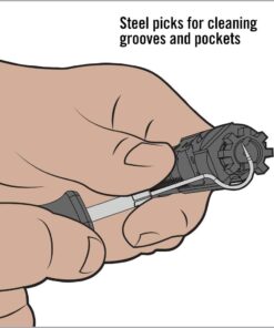 Real Avid Gun Cleaning Tool Kit: Universal Gun Accessories, Gun Maintenance Tools for Detailing with Gun Brushes, Picks and Scrapers for Pistol and Rifle Cleaning 17 518Xt9axbHL