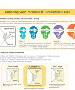 Alternative view of Medela PersonalFit Breast Shields, Large (Pack of 2) 27mm Breast Pump Flanges, Authentic Medela Spare Parts, Made Without BPA