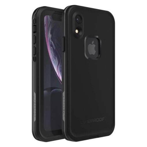 Lifeproof FRĒ SERIES Waterproof Case for iPhone Xr - Retail Packaging - ASPHALT (BLACK/DARK GREY) Asphalt (Black/Dark Grey)