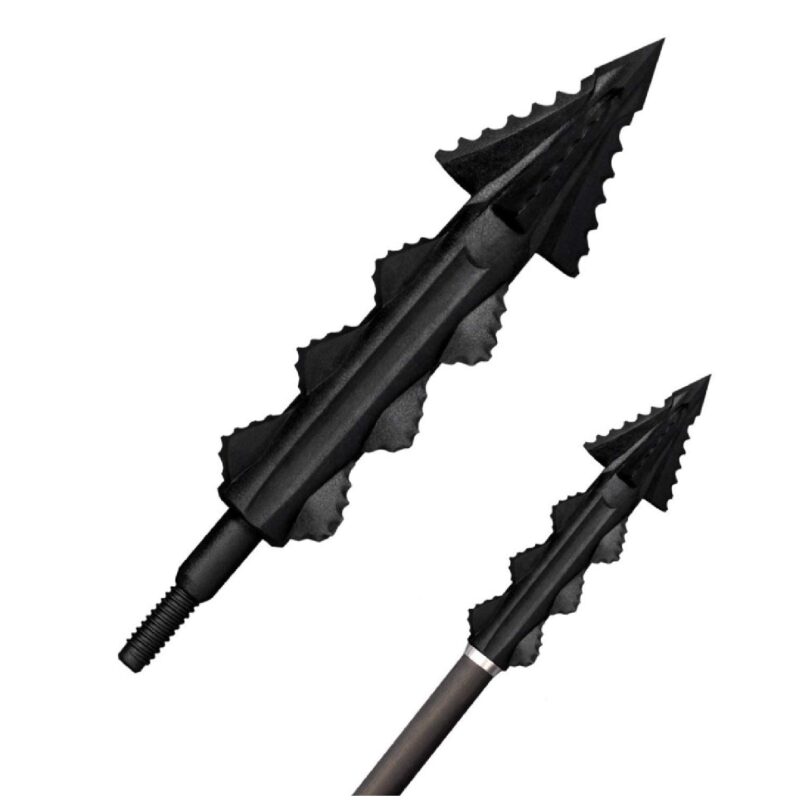 Cold Steel Cheap Shot Polymer Archery Broadheads for Bows and Crossbows 100 Gra Buzzsaw (Pack of 40)