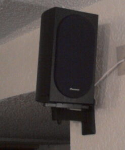 VideoSecu One Pair of Side Clamping Bookshelf Speaker Mounting Bracket with Swivel and Tilt for Large Surrounding Sound Speakers MS56B 3LH 63 518js66YFNL