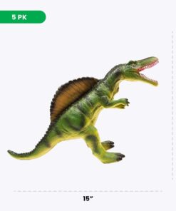 Boley 5 Piece Jumbo Dinosaur Set - Kids, Children, Toddlers Highly Detailed, Realistic Toy Set for Dinosaur Lovers - Perfect for Party Favors, Birthday Gifts, and More 5 Dino Set 42 518pT3wa8zL