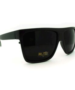 SUPER Dark Black Lens Sunglasses Flat Top Square Oversized Mob Style 8 518qR19pyL