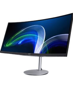 Acer CB382CUR bmiiphuzx 37.5" 2300R Curved Zero-Frame QHD+ (3840 x 1600) UltraWide IPS Monitor | AMD FreeSync | Up to 75Hz | 1ms VRB | DCI-P3 95% | 1 x USB 3.1 (Type-C), 2 x HDMI 2.0 Ports & 1 x DP Type C KVM 37.5-inch 15 518usaRXQjL