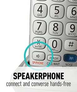 Panasonic KX-TGE274S Link2Cell Bluetooth 4 Cordless Handsets Phone with Large Keypad, Silver 21 518w3Xt77aL