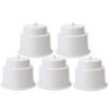 Amarine Made Recessed Drop in Plastic Cup Drink Can Holder with Drain for Boat Car Marine Rv (White) (5) 44 518w4peNRL