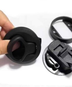 ADrivWell 2Pcs Black Plastic Slam Latch Flush Door Pull Latch for Boat Deck Hatch Flush Door Pull Latch 11 518wuBFCvdL