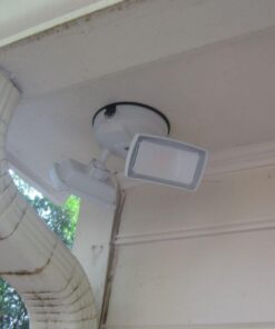 LEPOWER 3000LM Dusk to Dawn LED Security Light, 28W Flood Lights Outdoor with Photocell, 3000K Warm Light, IP65 Waterproof, 2 Adjustable Heads Exterior Outdoor Security Light for Garage, Backyard White 51 519 vmQ7DL