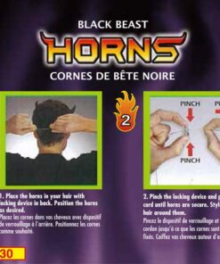 Rubie's Adult Beast Horns, Black, One Size 24 5191plqJPbL