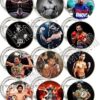 Manny Pacquiao Buttons Party Favors Supplies Decorations Collectible Metal Pinback Buttons Pins, Large 2.25” -12 pcs, Champion Boxer Pride of the Philippines Pac Man Filipino Boxer 51 5193C2w25cL