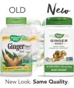 Nature's Way Premium Formal Ginger Root 550 mg,180 Count (Pack of 2) 9 5199OLVlWWL