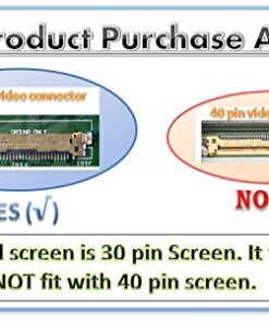 Generic 15.6" HD Screen Compatible with Lenovo G50-80 (5D10G74897 NT156WHM-N12) Laptop Replacement LED LCD 12 519DXMz DyL