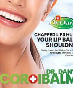 Dr. Dan's Cortibalm - 1 Pack - for Dry Cracked Lips - Healing Lip Balm for Severely Chapped Lips - Designed for Men, Women and Children 0.14 Ounce (Pack of 1) 20 519EuxgF eL