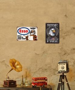 Esso Put a Tiger in Your Tank, Clemson Metal Tin Sign, Wall Decorative Garage Sign 12" x 8" By SOPAHU 7 519G4lBdBmL