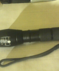 Ultra Bright Handheld LED Flashlight with Adjustable Focus and 5 Light Modes, Outdoor Water Resistant Torch 1 pack 15 519LNVF XIL